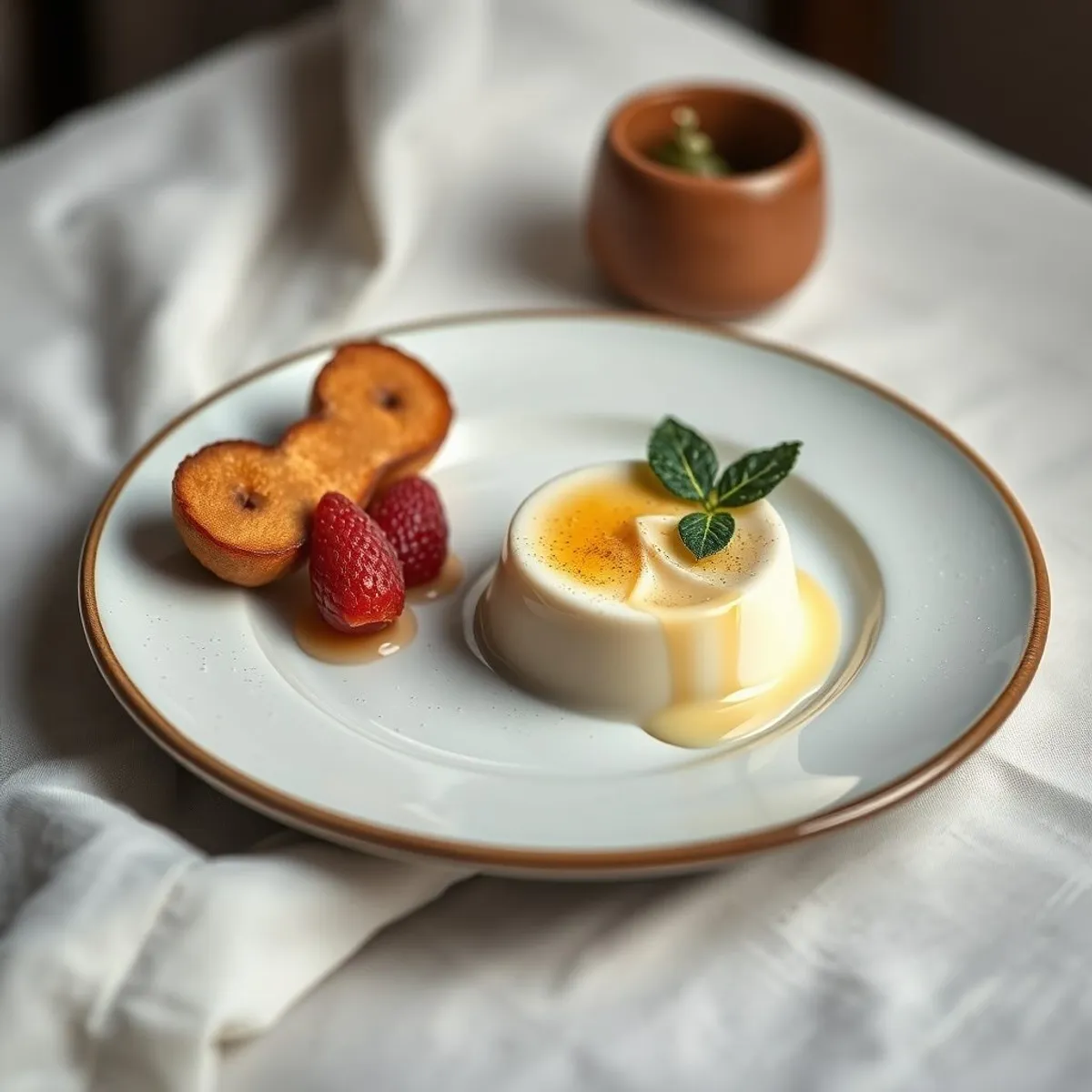 AI-generated photo Crema catalana. AI-generated photo.