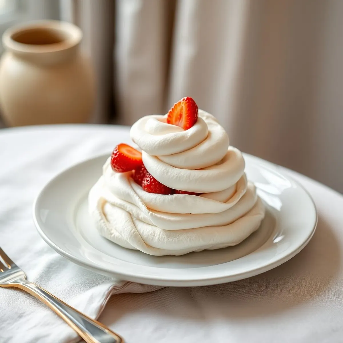 AI-generated photo Pavlova. AI-generated photo.