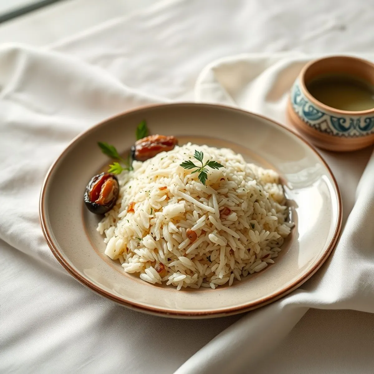 AI-generated photo Date rice. AI-generated photo.