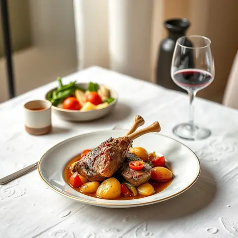 Lamb saloona. AI-generated photo.