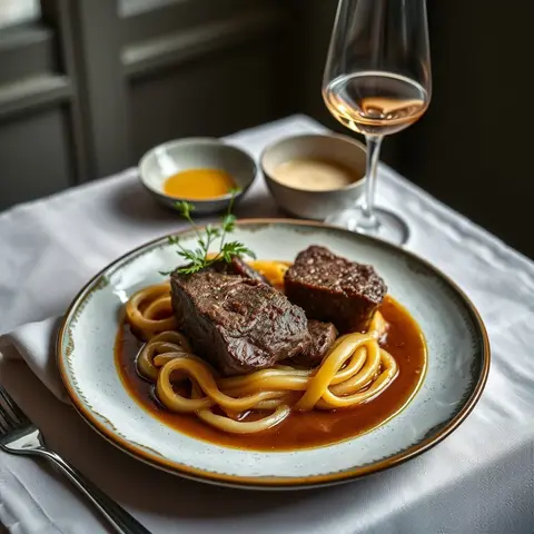 Carbonade. AI-generated photo.