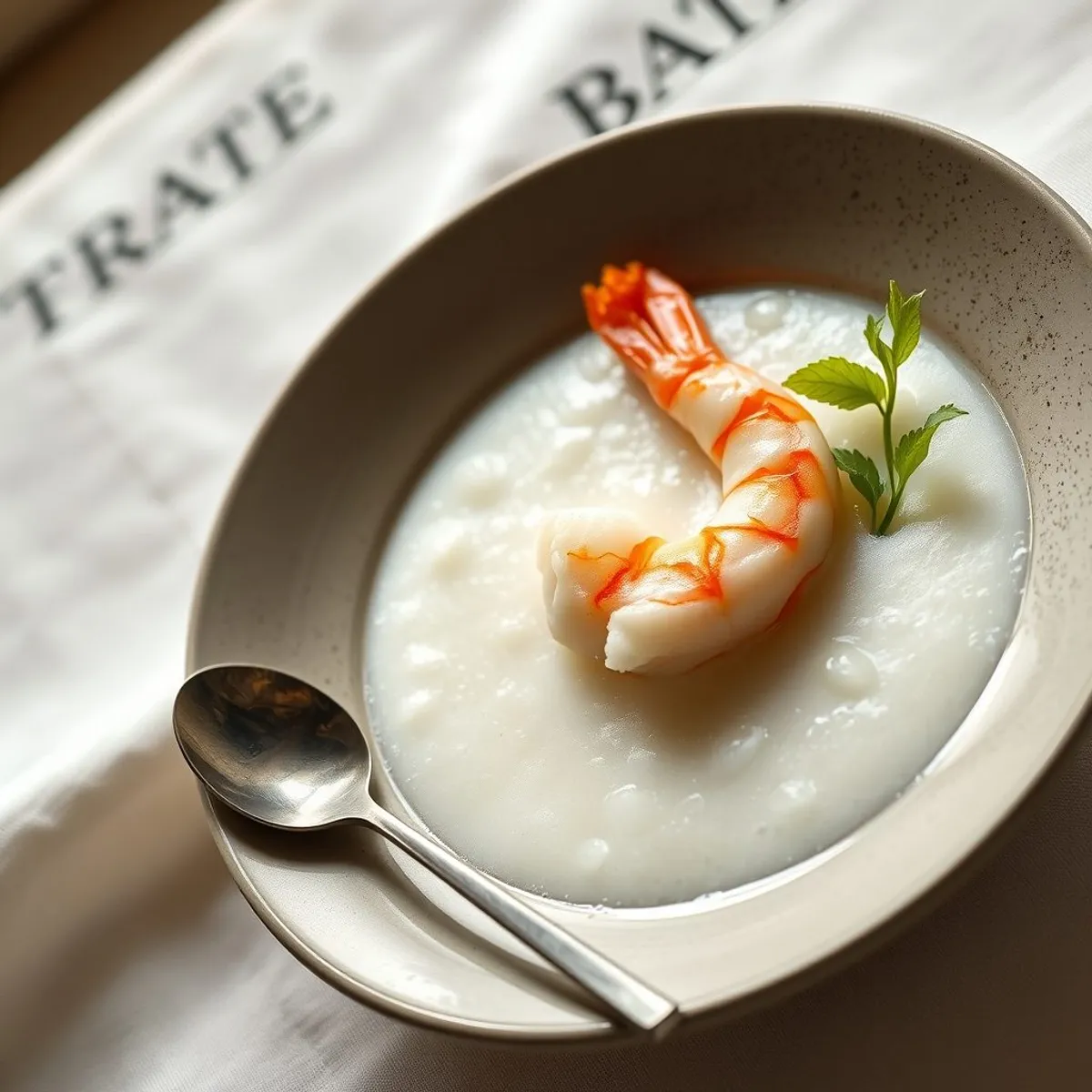 AI-generated photo Sago porridge. AI-generated photo.