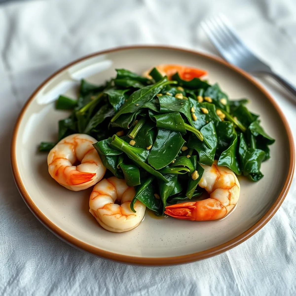 AI-generated photo Peanut greens ndolé. AI-generated photo.