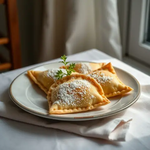 Sopaipillas. AI-generated photo.