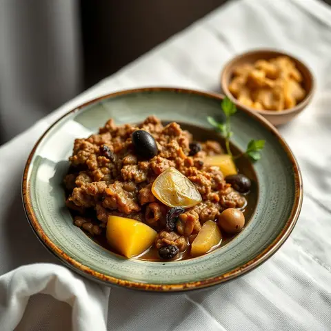 Picadillo. AI-generated photo.