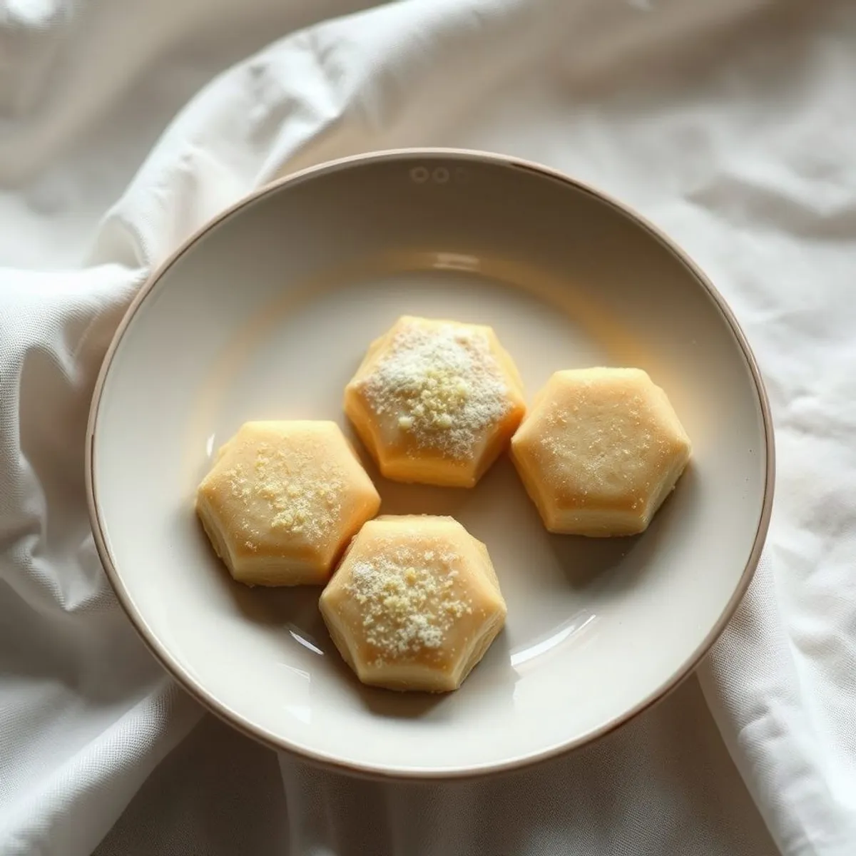 AI-generated photo Butter cookies. AI-generated photo.