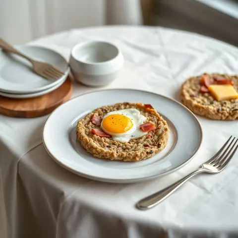 Buckwheat galettes. AI-generated photo.