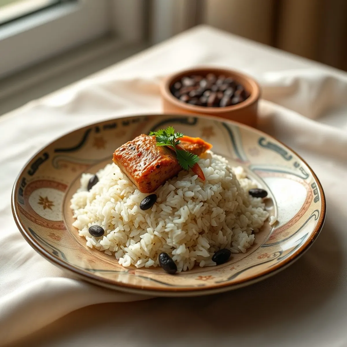 AI-generated photo Cook-up rice. AI-generated photo.