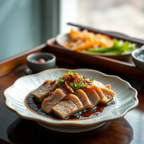Dongpo pork. AI-generated photo.