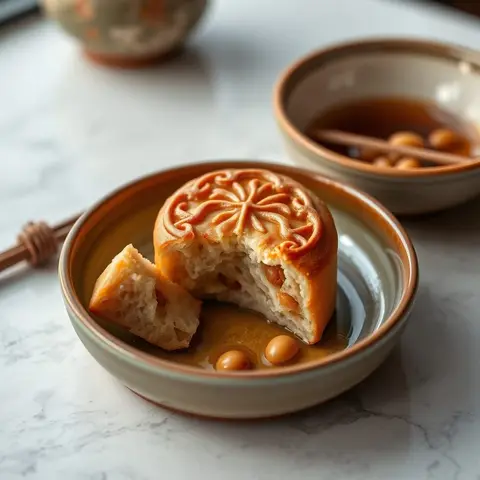 Mooncake. AI-generated photo.