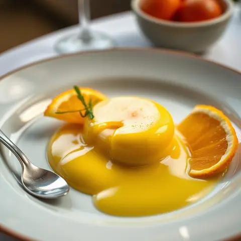 Zabaglione. AI-generated photo.