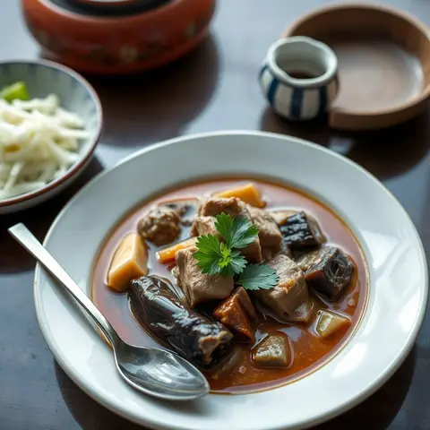 Kare-kare. AI-generated photo.