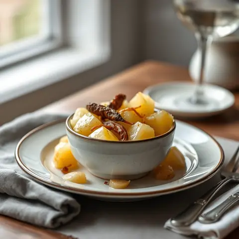 Jansson potato. AI-generated photo.