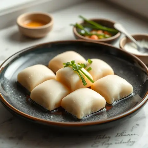 Khanom krok. AI-generated photo.