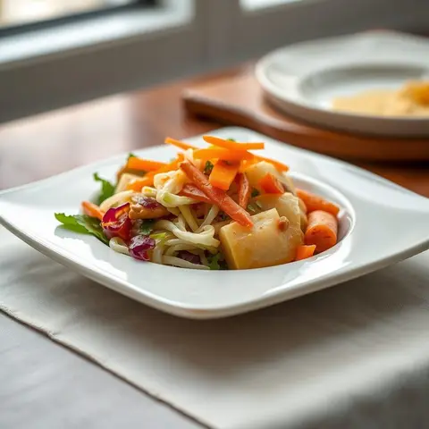 Gado-gado. AI-generated photo.