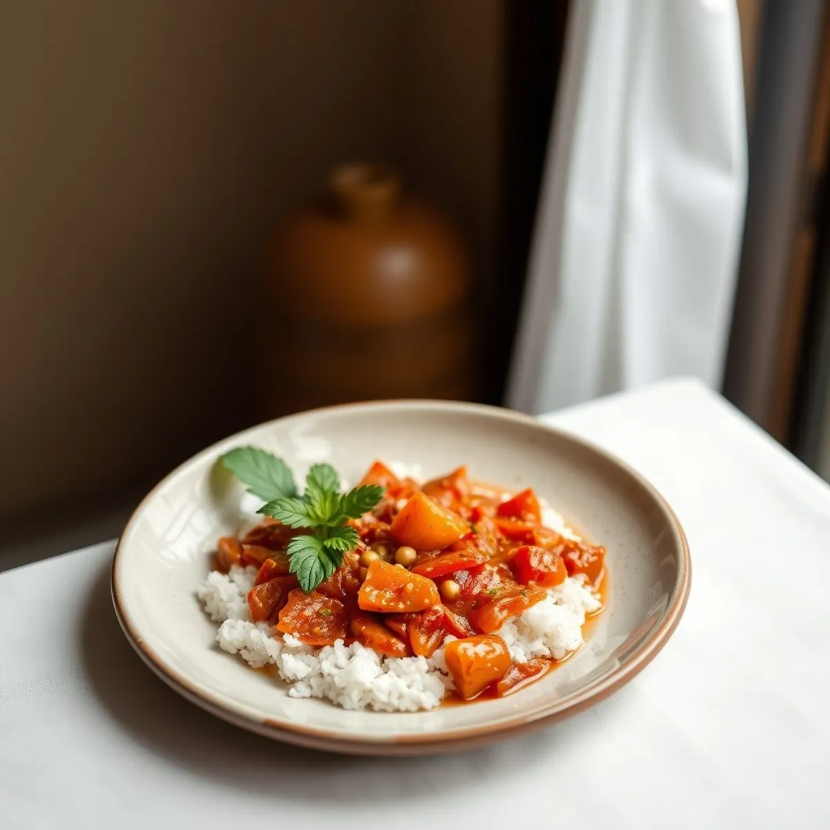 AI-generated photo Tomato sambal. AI-generated photo.