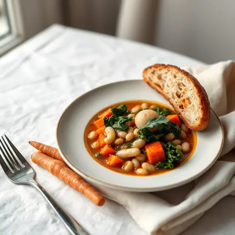 Ribollita. AI-generated photo.