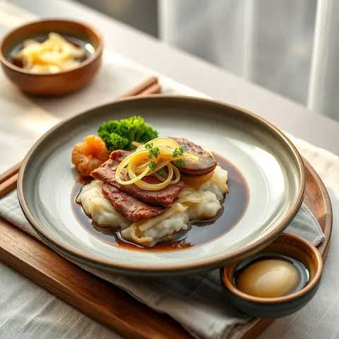 Gyudon. AI-generated photo.