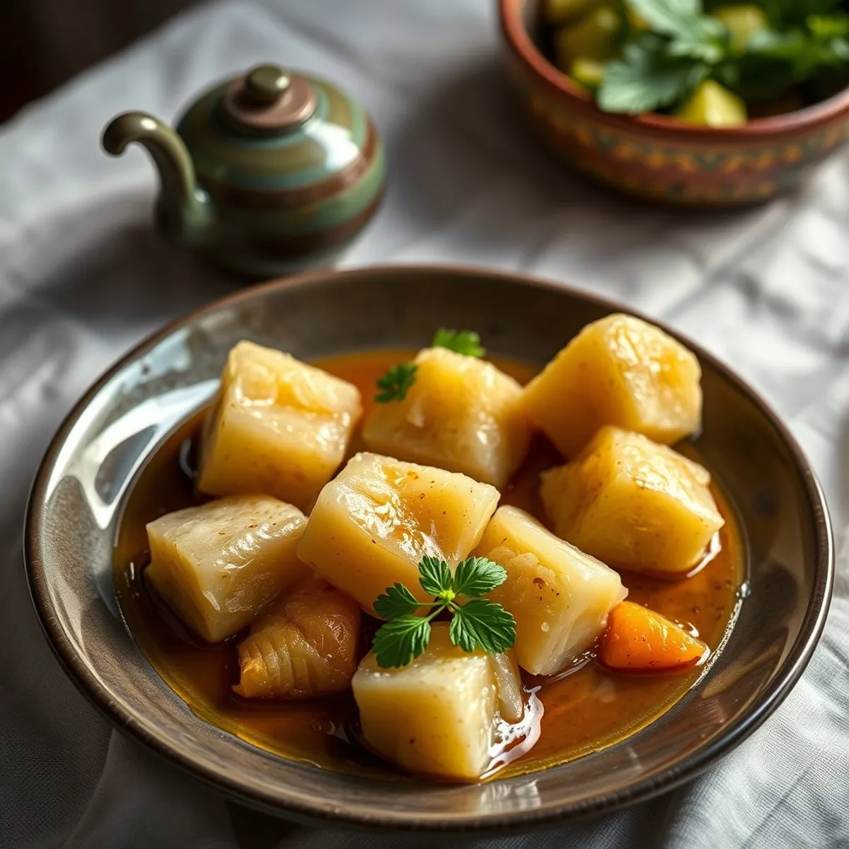 AI-generated photo Cassava dumboy. AI-generated photo.