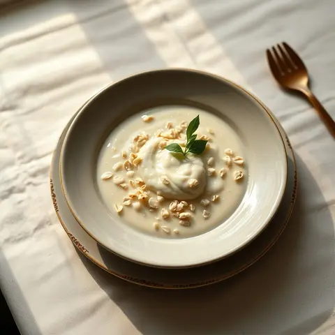 Porridge. AI-generated photo.