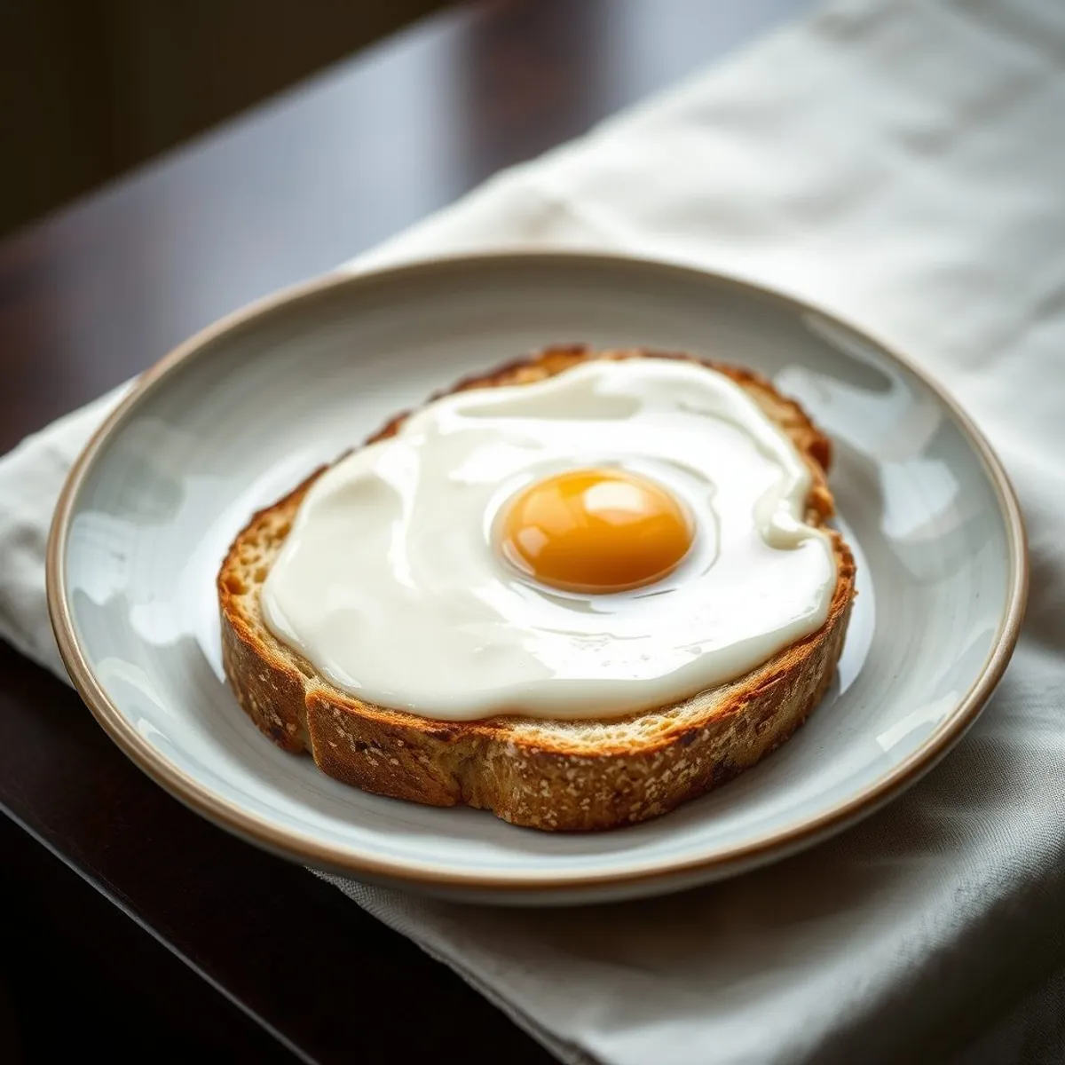 AI-generated photo Coconut kaya toast. AI-generated photo.