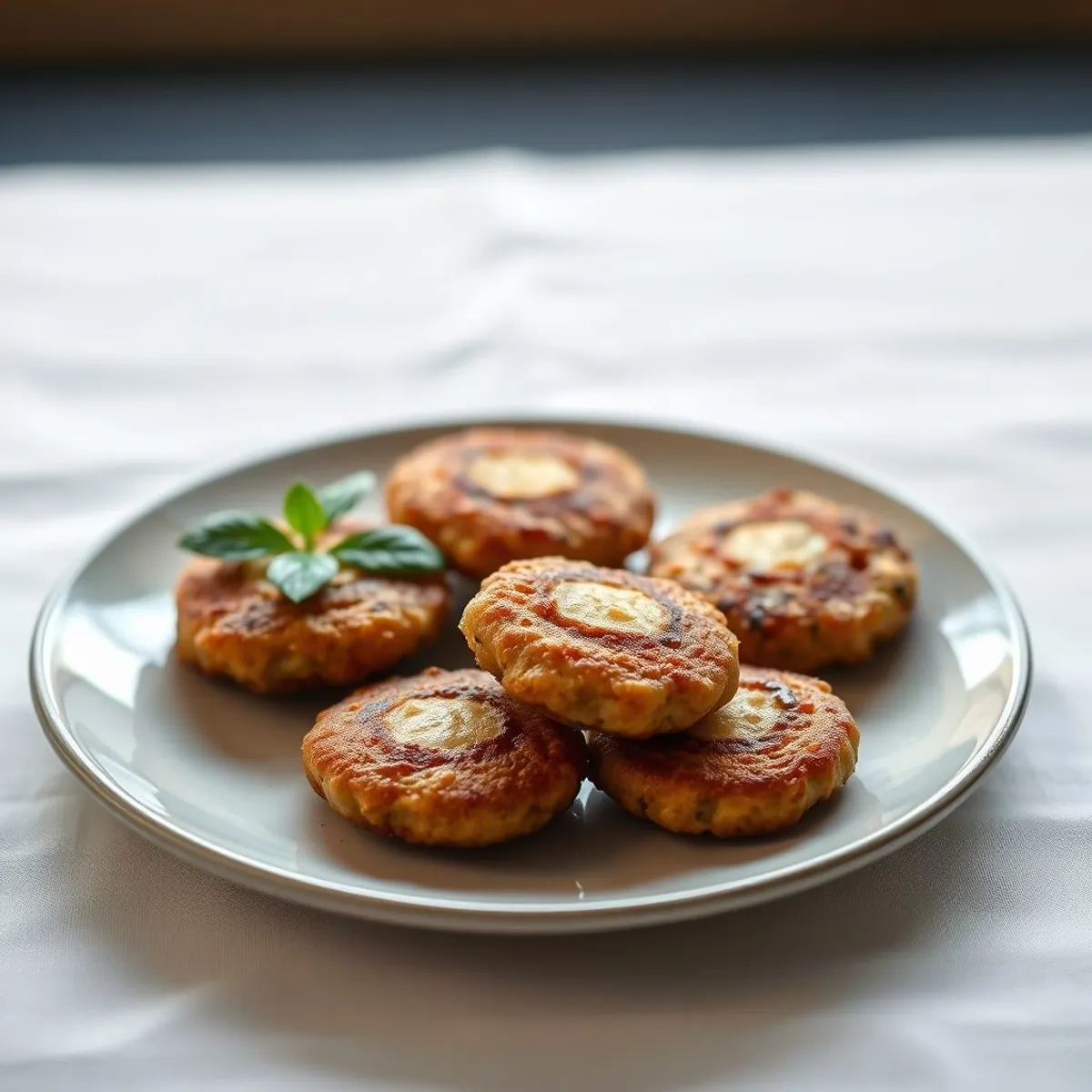 AI-generated photo Banana fritters. AI-generated photo.