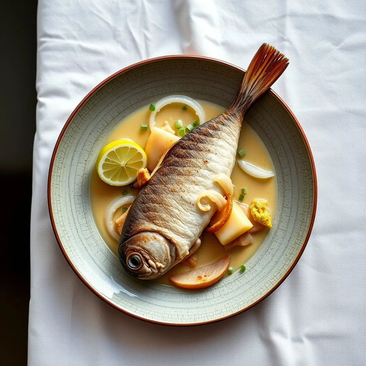AI-generated photo Coconut fish. AI-generated photo.