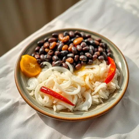 Ewa · honey beans. AI-generated photo.