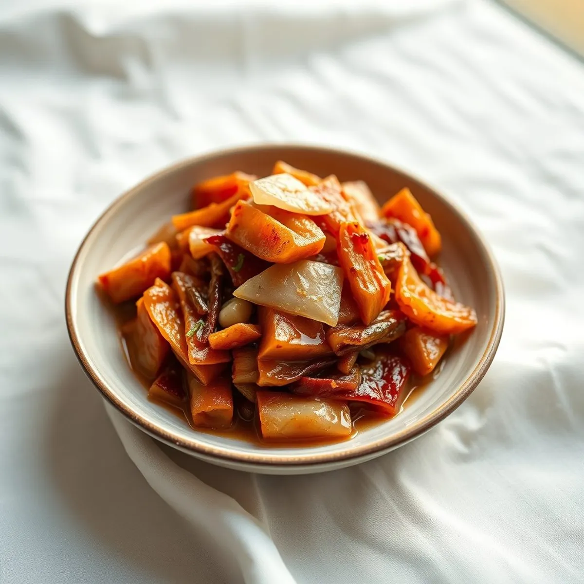 AI-generated photo Napa kimchi. AI-generated photo.