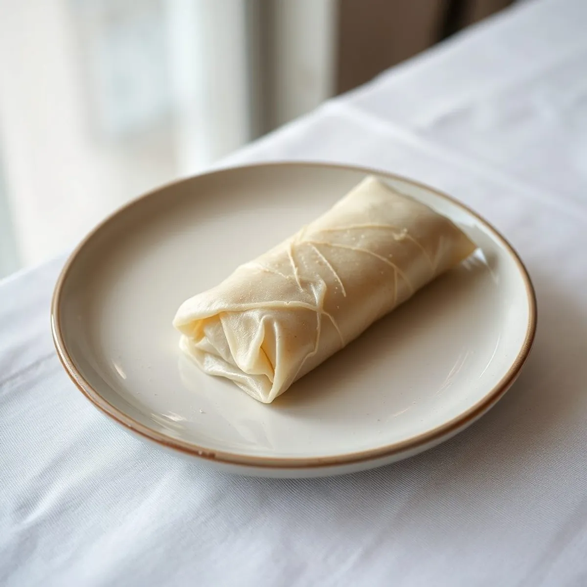 AI-generated photo Banana lumpia. AI-generated photo.