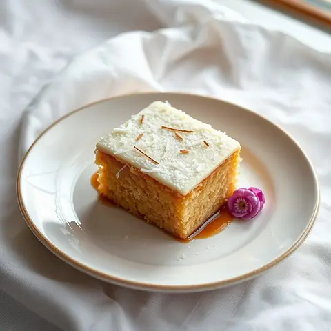 Sugar cake. AI-generated photo.