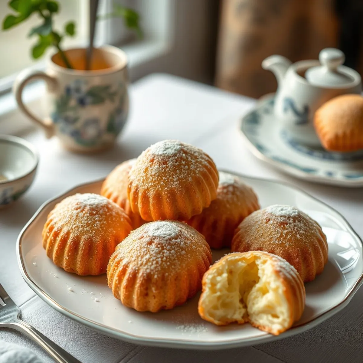 AI-generated photo Madeleines. AI-generated photo.