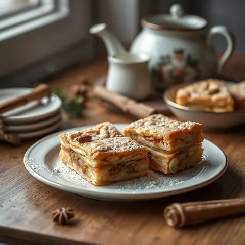 Lebkuchen. AI-generated photo.