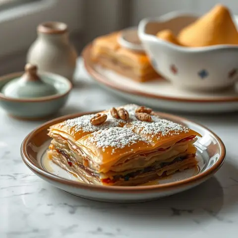 Baklava. AI-generated photo.