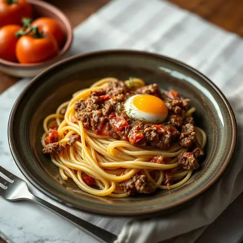 Pastitsio. AI-generated photo.