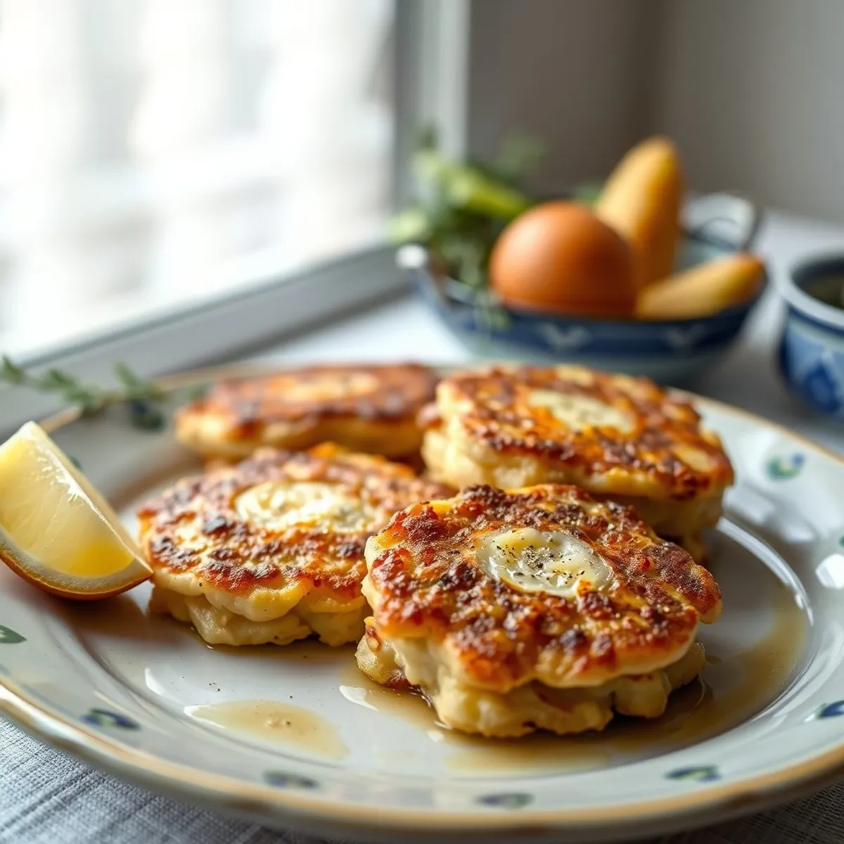 AI-generated photo Latkes. AI-generated photo.
