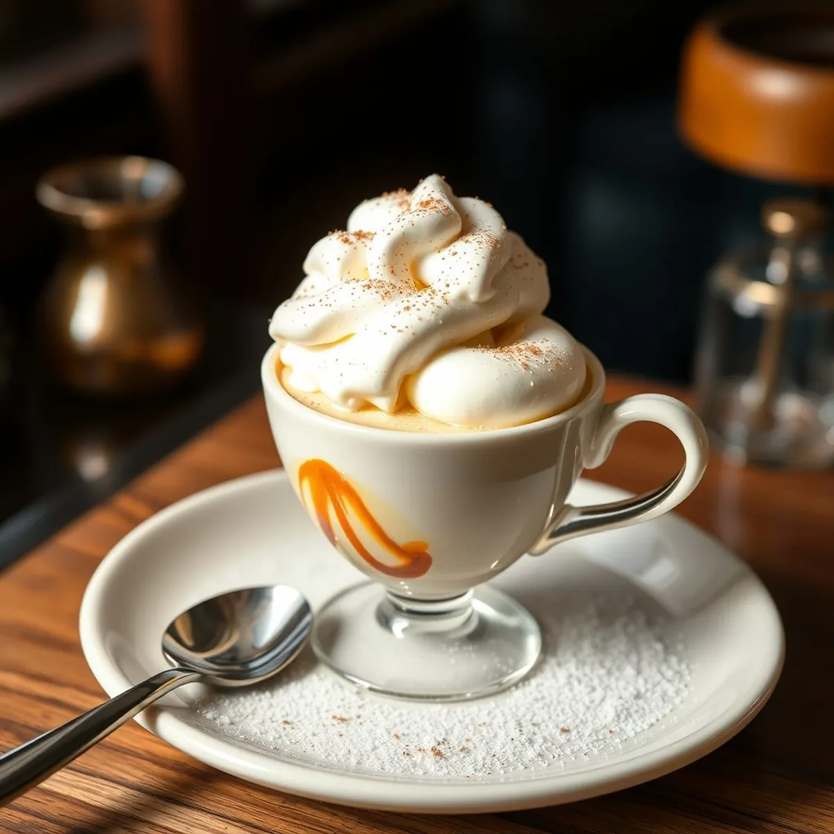 AI-generated photo Affogato. AI-generated photo.