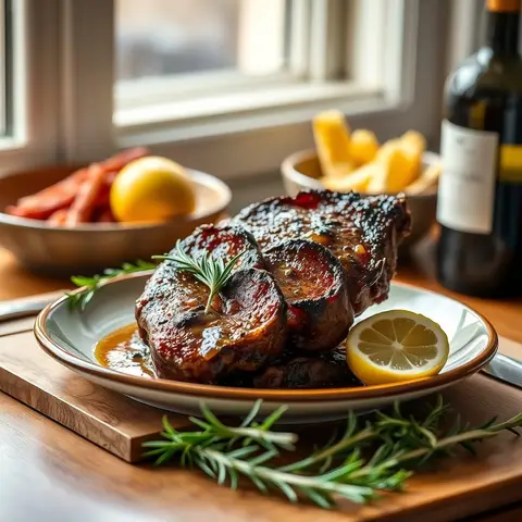 Bistecca. AI-generated photo.