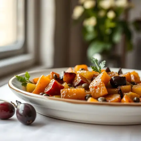 Caponata. AI-generated photo.