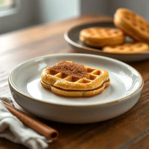 Stroopwafel. AI-generated photo.