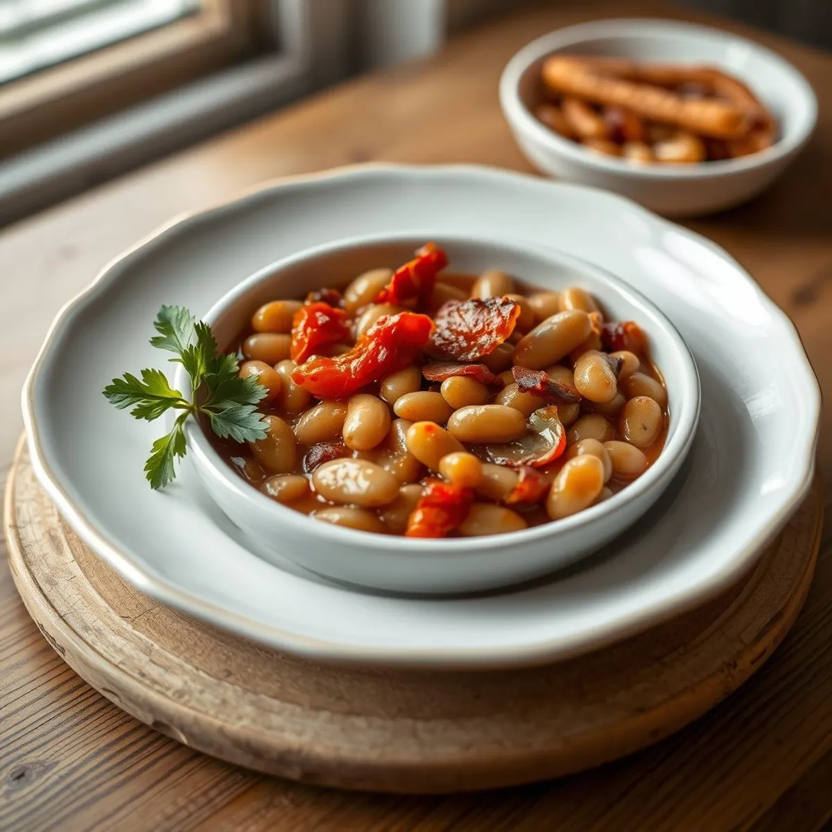 AI-generated photo Breton beans. AI-generated photo.