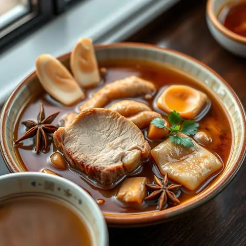 Bak kut teh. AI-generated photo.