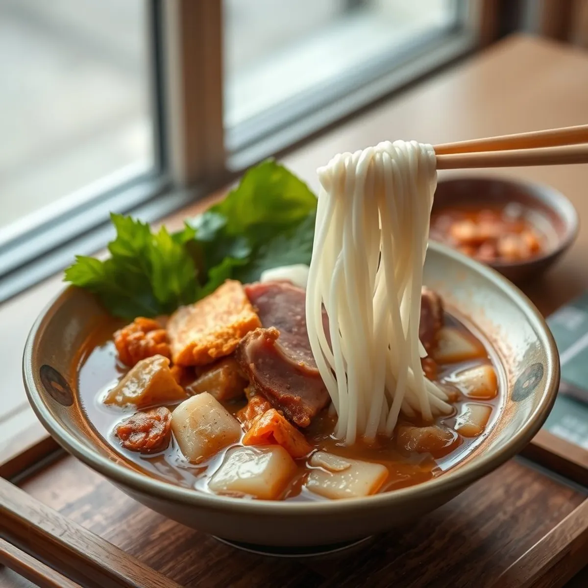 AI-generated photo Budae jjigae. AI-generated photo.