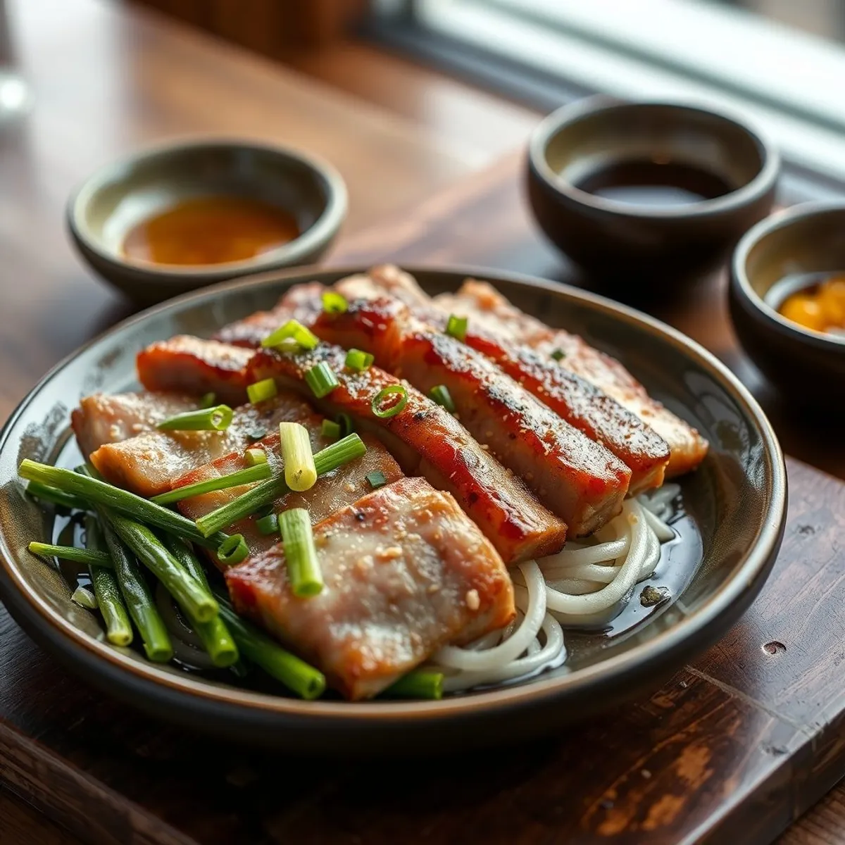 AI-generated photo Samgyeopsal. AI-generated photo.