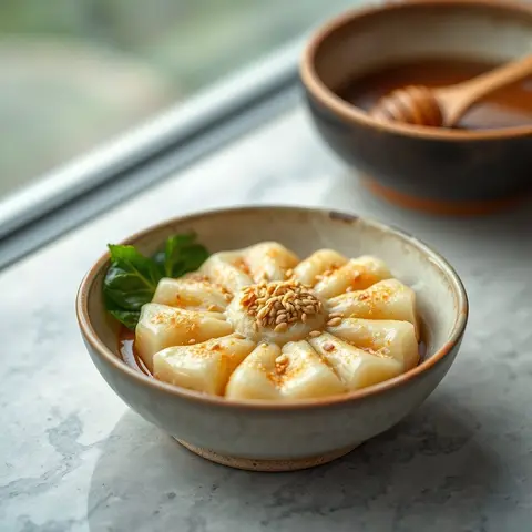 Songpyeon. AI-generated photo.