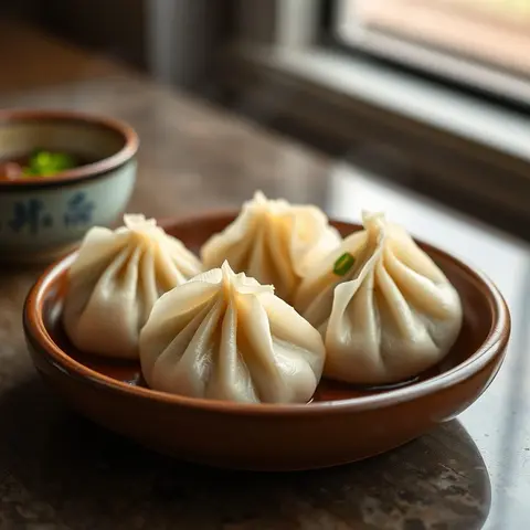 Xiaolongbao. AI-generated photo.