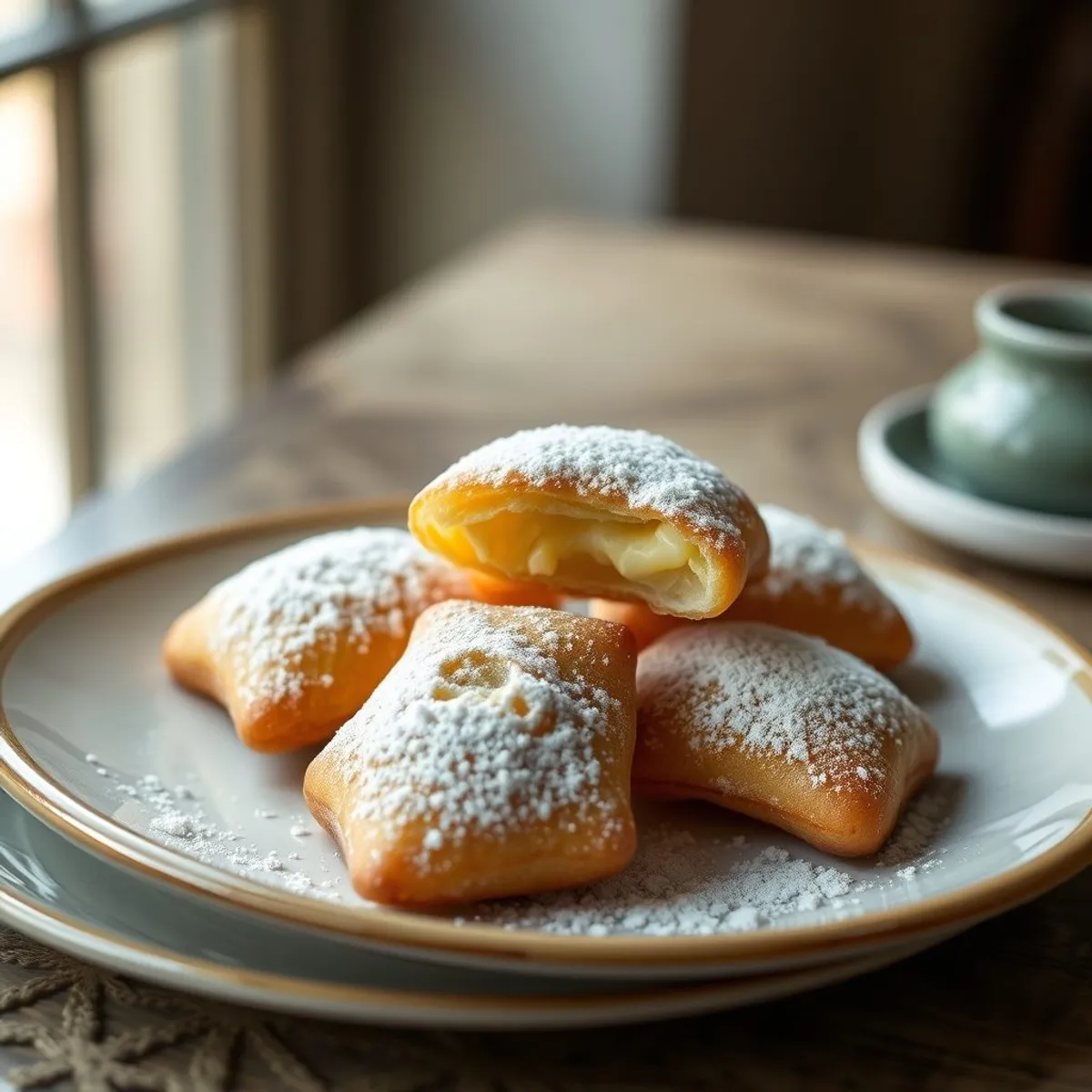 AI-generated photo Beignets. AI-generated photo.