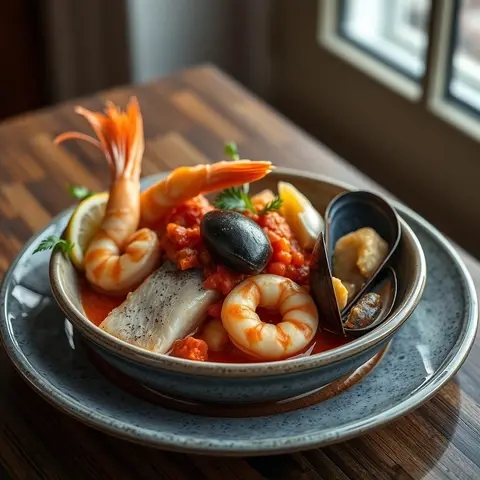 Cioppino. AI-generated photo.