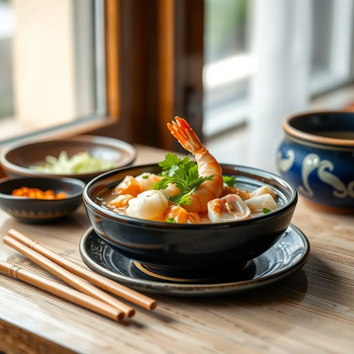AI-generated photo Banh canh. AI-generated photo.