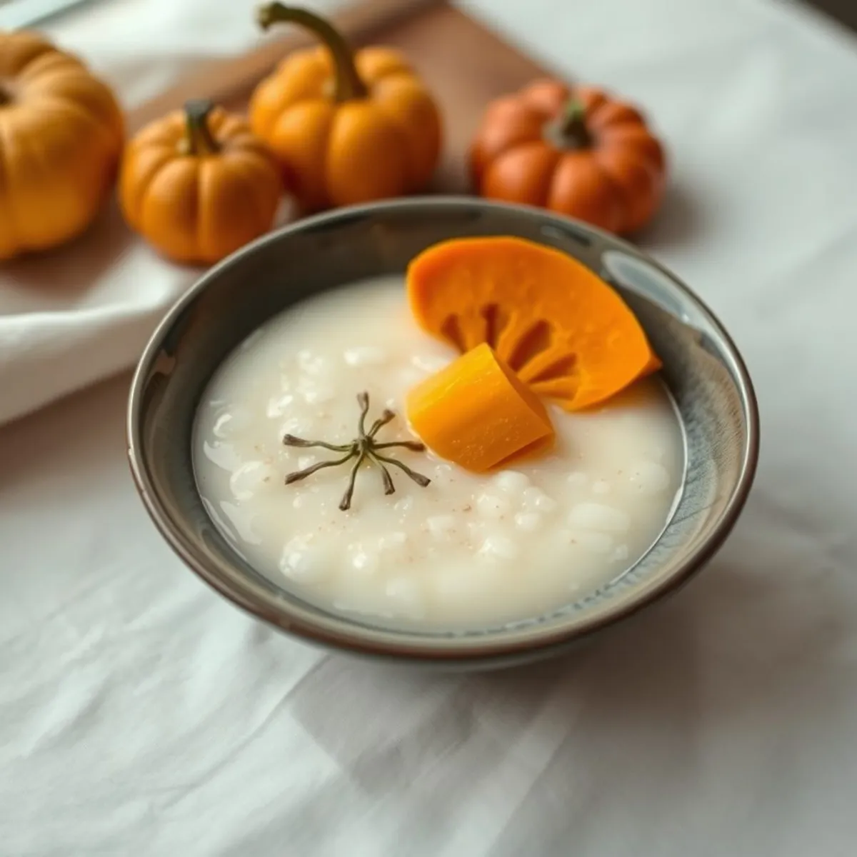 AI-generated photo Pumpkin porridge. AI-generated photo.